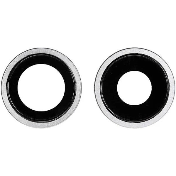 Rear Camera Lens with Bezel for iPhone 11-White Rear Camera Lens with Bezel for iPhone 11-White